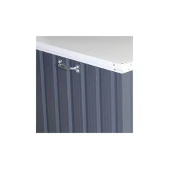 Coffre De Rangement En Métal Anthracite 800L DURAMAX -Jardin Fournitures Rabais coffre de rangement en metal anthracite 800l duramax 5