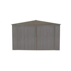 Garage 1 Voiture En Métal 17,47m² Imitation Bois Vieilli -Jardin Fournitures Rabais garage 1 voiture en metal 1747m imitation bois vieilli 2