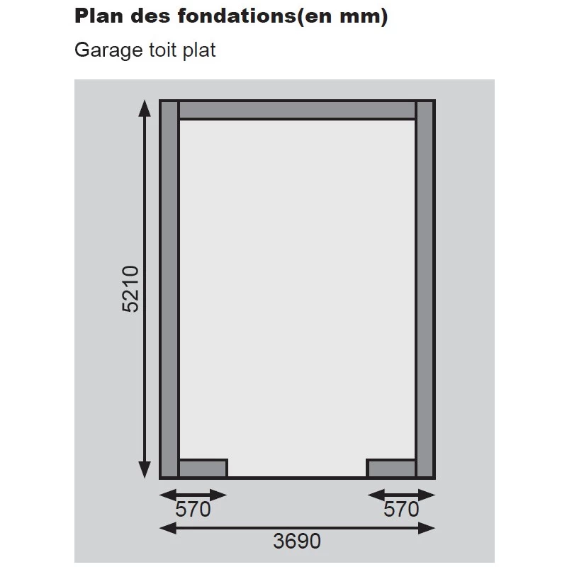 Garage En Bois Massif 20,78m² Toit Plat – Madriers 40mm - Karibu 6 Garage En Bois Massif 20,78m² Toit Plat – Madriers 40mm - Karibu – Image 6