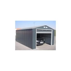 Garage En Métal Anthracite 19,95m² Grande Hauteur H.2,60m DURAMAX 9 Garage En Métal Anthracite 19,95m² Grande Hauteur H.2,60m DURAMAX -Jardin Fournitures Rabais garage en metal anthracite 1995m grande hauteur h260m duramax 3