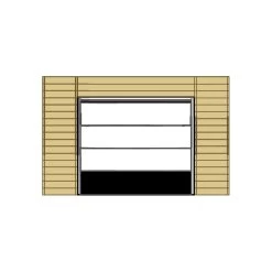 Garage Torino 20,91m² Avec Porte Sectionnelle Motorisée Madriers 28mm SOLID -Jardin Fournitures Rabais garage torino 2091m avec porte sectionnelle motorisee madriers 28mm solid 3