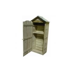 Grande Armoire De Rangement Jardin En Bois Traitée Autoclave Avec Plancher