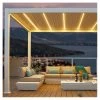 Kit éclairage 2 Lames Blanches LEDS 3m + Télécommande Pour Pergola Ombrea