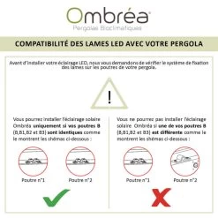 Kit éclairage 3 Lames Anthracite LEDS 3m + Télécommande Pour Pergola Ombrea -Jardin Fournitures Rabais kit eclairage 3 lames anthracite leds 3m telecommande pour pergola ombrea 3