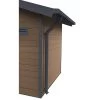 Kit Gouttières Anthracite - Pack Prêt à La Pose Pour Abri PREMIUM Woodlife Garden Double Pentes 19,22m²