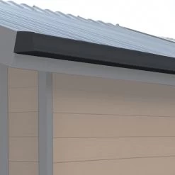 Kit Gouttières Anthracite - Pack Prêt à La Pose Pour Abri PREMIUM Woodlife Garden Double Pentes 19,22m² -Jardin Fournitures Rabais kit gouttieres anthracite pack pret a la pose pour abri premium woodlife garden double pentes 1922m 2