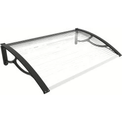 Marquise De Porte Et Fenêtre 120x80cm En Polycarbonate 4mm – HABRITA -Jardin Fournitures Rabais marquise de porte et fenetre 120x80cm en polycarbonate 4mm habrita 2