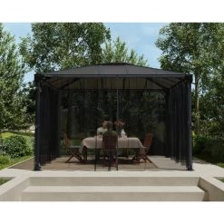 Moustiquaire En Polyester Léger Pour Pergolas Palermo 3000/3500/3600 + Milano 3000 + Martinique 3600 Palram - Canopia