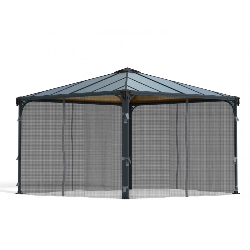 Moustiquaire En Polyester Léger Pour Pergolas Palermo 3000/3500/3600 + Milano 3000 + Martinique 3600 Palram - Canopia 4 Moustiquaire En Polyester Léger Pour Pergolas Palermo 3000/3500/3600 + Milano 3000 + Martinique 3600 Palram - Canopia – Image 4