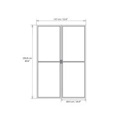 Moustiquaire Pour Vérandas Sanremo Et Ledro En Alu Gris Et Polyester - Canopia -Jardin Fournitures Rabais moustiquaire pour verandas sanremo en alu gris et polyester canopia 3
