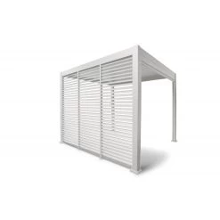 Panneau Latéral à Ventelles 1m OMBREA -Blanc -Jardin Fournitures Rabais panneau lateral a ventelles 1m ombrea blanc 3