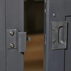 Pavillon Adossé Charlestone Mural 298,5x404cm En Aluminium Et Acier Galvanisé - SOJAG -Jardin Fournitures Rabais pavillon adosse charlestone 309x404cm en aluminium et acier galvanise sojag 4