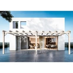 Pergola Adossée En Bois Lamellé-collé 800x400cm Sevilla – Maderland