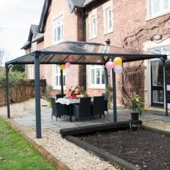 Pergola Aluminium Et Polycarbonate 492x359cm Martinique 5000 Palram - Canopia -Jardin Fournitures Rabais pergola aluminium et polycarbonate 492x359cm martinique 5000 palram 5