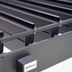 Pergola Bioclimatique Adossée En Alu Anthracite 3x5.3m Ombrea -Jardin Fournitures Rabais pergola bioclimatique adossee en alu anthracite 3x36m ombrea 3