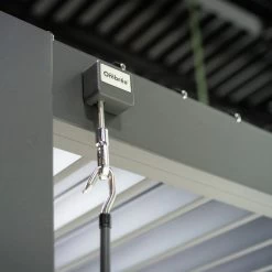 Pergola Bioclimatique Adossée En Alu Anthracite 3x5.3m Ombrea -Jardin Fournitures Rabais pergola bioclimatique adossee en alu anthracite 3x36m ombrea 5