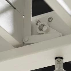 Pergola Bioclimatique Adossée En Alu Blanc 3x3m Ombrea -Jardin Fournitures Rabais pergola bioclimatique adossee en alu blanc 3x3m ombrea 5