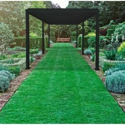 Pergola Bioclimatique Autoportante En Alu Anthracite 3x6m Ombrea -Jardin Fournitures Rabais pergola bioclimatique autoportante en alu anthracite 3x6m ombrea 2