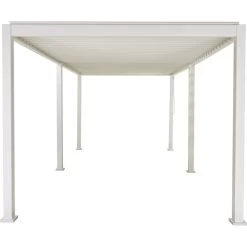Pergola Bioclimatique Autoportante En Alu Blanc 3x6m Ombrea 10 Pergola Bioclimatique Autoportante En Alu Blanc 3x6m Ombrea -Jardin Fournitures Rabais pergola bioclimatique autoportante en alu blanc 3x6m ombrea 4
