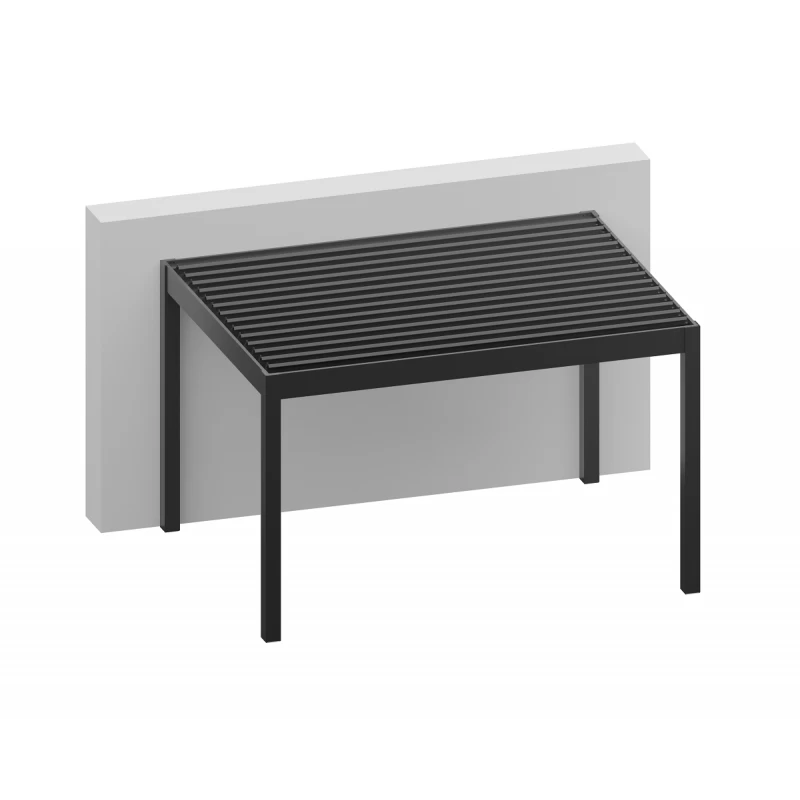 Pergola Bioclimatique En Aluminium Gris Anthracite 400x400cm Avec Lames Blanches APOLO - GardenGate 1 Pergola Bioclimatique En Aluminium Gris Anthracite 400x400cm Avec Lames Blanches APOLO - GardenGate