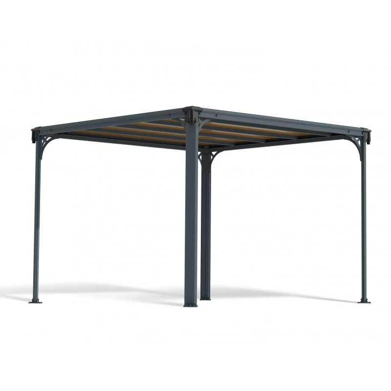 Pergola En Aluminium Et Polycarbonate 309x309cm Milano™ 3000 - Palram - Canopia 4 Pergola En Aluminium Et Polycarbonate 309x309cm Milano™ 3000 - Palram - Canopia – Image 4