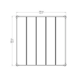 Pergola En Aluminium Et Polycarbonate 309x309cm Milano™ 3000 - Palram - Canopia 11 Pergola En Aluminium Et Polycarbonate 309x309cm Milano™ 3000 - Palram - Canopia -Jardin Fournitures Rabais pergola en aluminium et polycarbonate 309x309cm milano 3000 palram 5