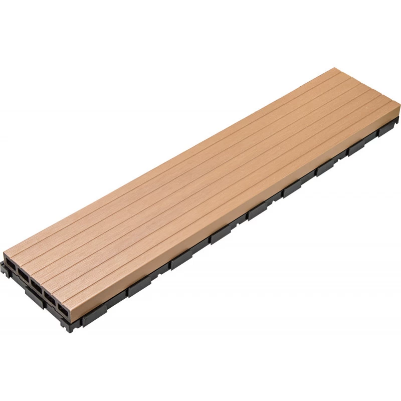 Plancher En Bois Composite - Lot De 0,6m² - Lames Clipsables - Marron - Compolife 3 Plancher En Bois Composite - Lot De 0,6m² - Lames Clipsables - Marron - Compolife – Image 3