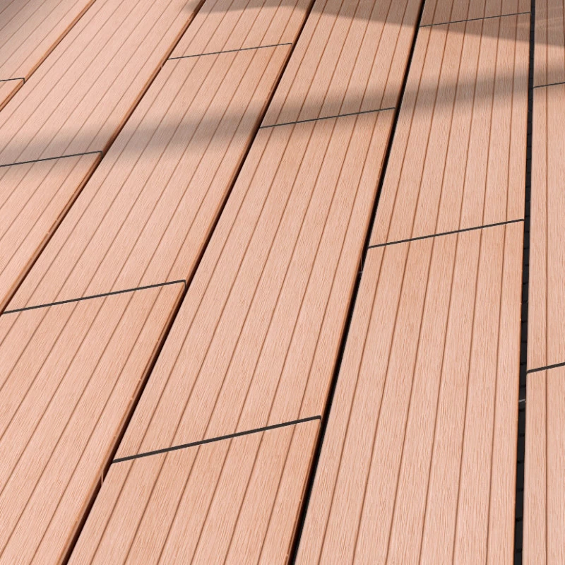 Plancher En Bois Composite - Lot De 0,6m² - Lames Clipsables - Marron - Compolife 4 Plancher En Bois Composite - Lot De 0,6m² - Lames Clipsables - Marron - Compolife – Image 4