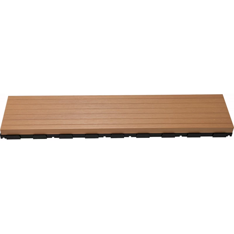 Plancher En Bois Composite - Lot De 0,6m² - Lames Clipsables - Marron - Compolife 5 Plancher En Bois Composite - Lot De 0,6m² - Lames Clipsables - Marron - Compolife – Image 5