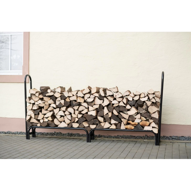 Porte-bûches 240cm En Acier Capacité De Charge De 1000kg Avec Couverture - Shelter Logic 2 Porte-bûches 240cm En Acier Capacité De Charge De 1000kg Avec Couverture - Shelter Logic – Image 2