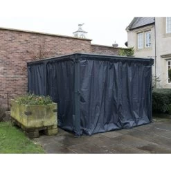 Rideaux En Polyester Gris Pour Pergola Martinique™ 5000 Et Milano™ 4300 - Palram - Canopia -Jardin Fournitures Rabais rideaux en polyester gris pour pergola et martinique 5000 et milano 4300 palram 5