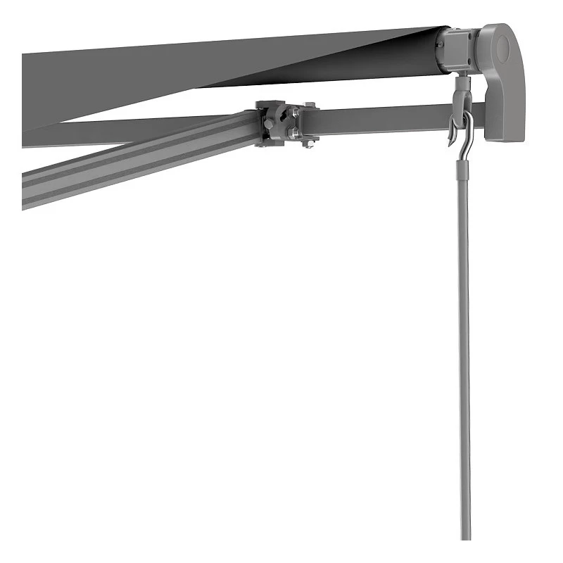 Store Banne Manuel 295x200cm EASY Toile Polyester Grise - X-METAL 5 Store Banne Manuel 295x200cm EASY Toile Polyester Grise - X-METAL – Image 5