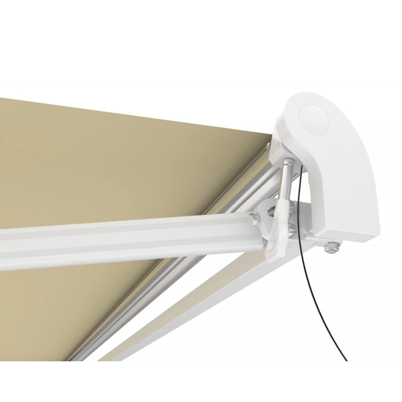 Store Banne Motorisé 395x300cm EASY Toile Polyester Beige - X-METAL 6 Store Banne Motorisé 395x300cm EASY Toile Polyester Beige - X-METAL – Image 6