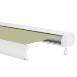 Store Banne Motorisé 400x300cm LUXO Toile Polyester Beige - X-METAL -Jardin Fournitures Rabais store banne motorise 400x300cm luxo toile polyester beige x metal 5