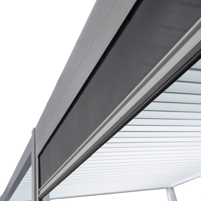Store Latéral Blanc 400cm Pour Pergola Bioclimatique En Alu Ombrea 5 Store Latéral Blanc 400cm Pour Pergola Bioclimatique En Alu Ombrea – Image 5