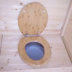 Toilettes Sèches Grand Modèle En Bois Massif Panneaux 16mm + Plancher -Jardin Fournitures Rabais toilettes seches grand modele en bois massif certifie panneaux 16mm plancher 5