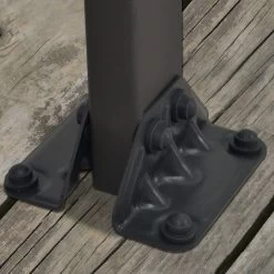 Toit De Terrasse 300x425cm En Aluminium Gris Et Polycarbonate 8mm FERIA - Canopia By Palram -Jardin Fournitures Rabais toit de terrasse 300x425cm en aluminium gris et polycarbonate 8mm feria palram 4