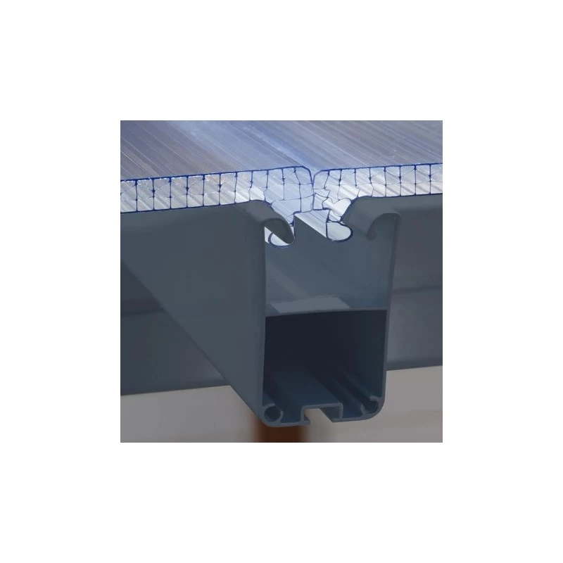 Toit De Terrasse 300x600cm En Alu Gris Anthracite Et Polycarbonate 8mm PATIO 4 Toit De Terrasse 300x600cm En Alu Gris Anthracite Et Polycarbonate 8mm PATIO – Image 4