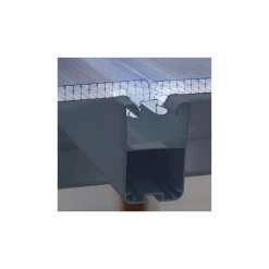 Toit De Terrasse 300x700cm En Alu Gris Anthracite Et Polycarbonate 8mm PATIO -Jardin Fournitures Rabais toit de terrasse 300x700cm en alu gris anthracite et polycarbonate 8mm patio 3