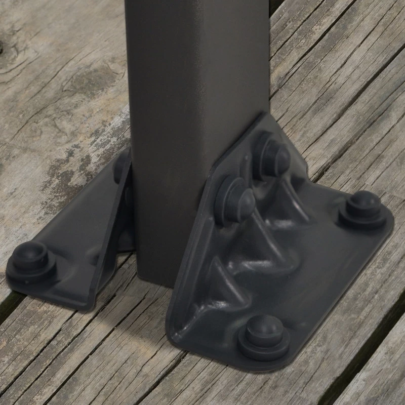 Toit De Terrasse 300x851cm En Aluminium Gris Et Polycarbonate 8mm FERIA - Canopia By Palram 4 Toit De Terrasse 300x851cm En Aluminium Gris Et Polycarbonate 8mm FERIA - Canopia By Palram – Image 4