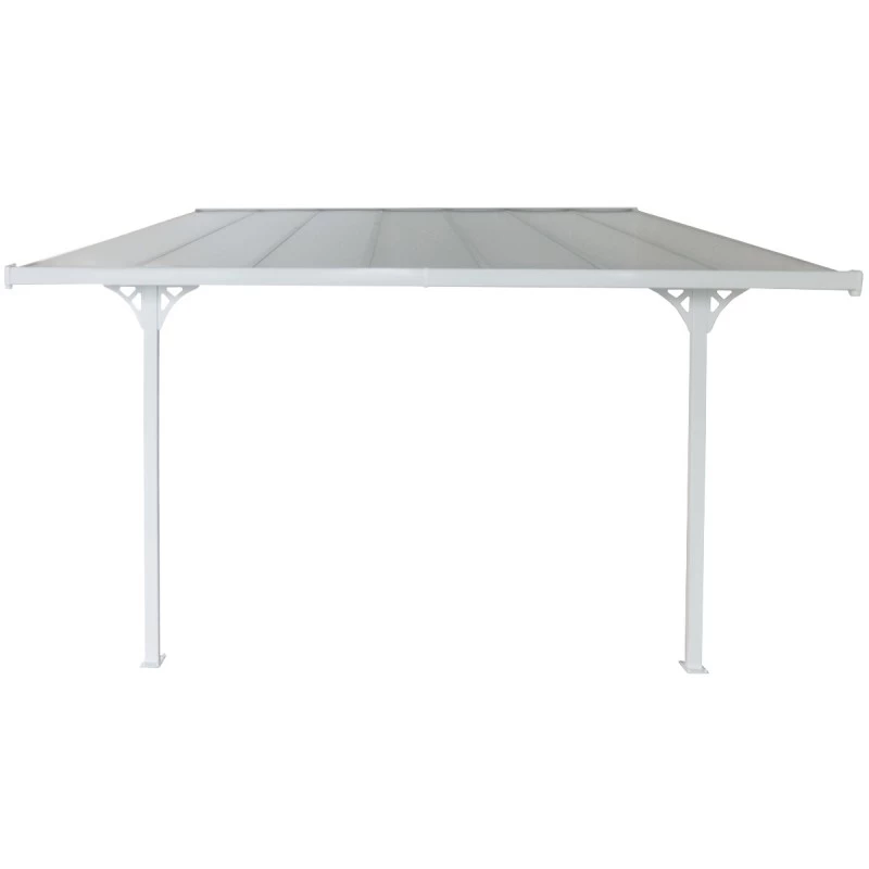 Toit De Terrasse Ajustable En Aluminium Laqué Blanc 3,05x4,36m X-METAL 4 Toit De Terrasse Ajustable En Aluminium Laqué Blanc 3,05x4,36m X-METAL – Image 4