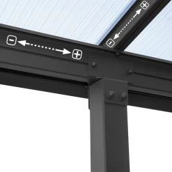 Toit De Terrasse En Aluminium Gris 3x3,05m Et PC 16mm Olympia - Palram - Canopia 10 Toit De Terrasse En Aluminium Gris 3x3,05m Et PC 16mm Olympia - Palram - Canopia -Jardin Fournitures Rabais toit de terrasse en aluminium gris 3x305m et pc 16mm olympia palram 4