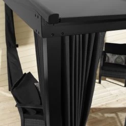 Tonnelle Adossée St. Barth 363x248cm En Aluminium Et Polycarbonate 8mm - SOJAG -Jardin Fournitures Rabais tonnelle adossee st barth 363x248cm en aluminium et polycarbonate 8mm sojag 2