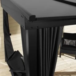 Tonnelle Adossée St. Barth 484x363cm En Aluminium Et Polycarbonate 8mm - SOJAG -Jardin Fournitures Rabais tonnelle adossee st barth 484x363cm en aluminium et polycarbonate 8mm sojag 2