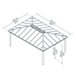Tonnelle De Jardin En Alu Et Polycarbonate 422x606cm Dallas – Canopia By Palram 8 Tonnelle De Jardin En Alu Et Polycarbonate 422x606cm Dallas – Canopia By Palram -Jardin Fournitures Rabais tonnelle de jardin en alu et polycarbonate 14x20 ft dallas canopia 2