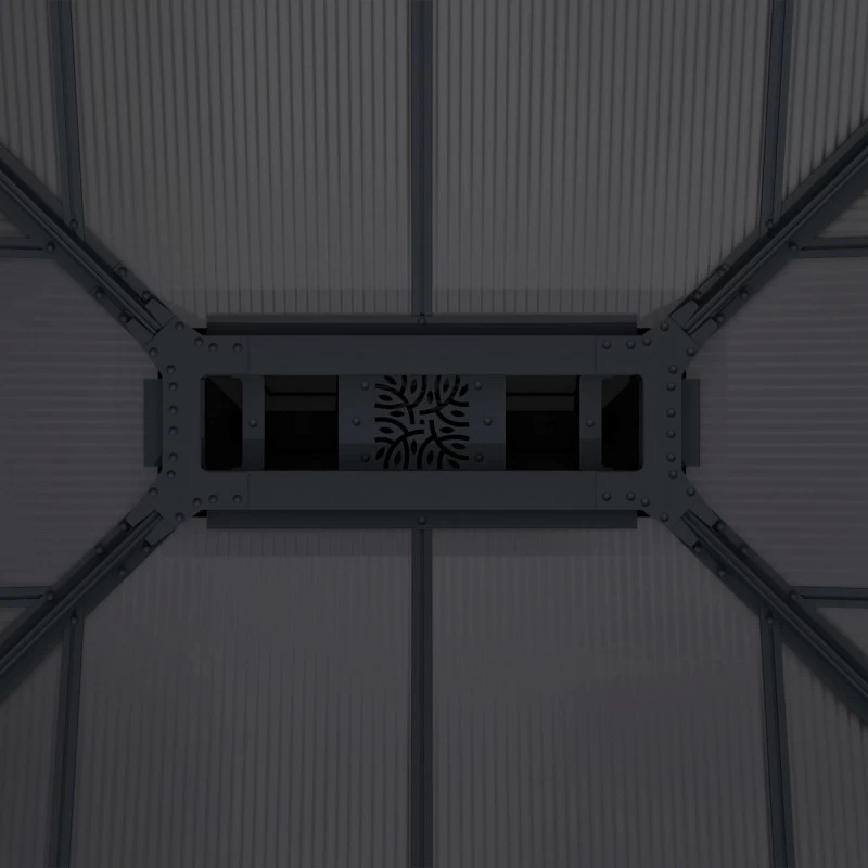 Tonnelle De Jardin En Alu Et Polycarbonate 422x606cm Dallas – Canopia By Palram 6 Tonnelle De Jardin En Alu Et Polycarbonate 422x606cm Dallas – Canopia By Palram – Image 6