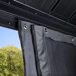 Tonnelle De Jardin Messina 298x363cm En Aluminium Thermolaqué Anthracite – SOJAG 9 Tonnelle De Jardin Messina 298x363cm En Aluminium Thermolaqué Anthracite – SOJAG -Jardin Fournitures Rabais tonnelle de jardin messina 298x363cm en aluminium thermolaque sojag 3