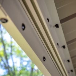 Tonnelle De Jardin Messina 363x483cm En Aluminium Thermolaqué Champagne– SOJAG -Jardin Fournitures Rabais tonnelle de jardin messina 363x483cm en aluminium thermolaque champagne sojag 4