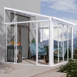 Véranda 300x305cm En Aluminium Blanc Et Polycarbonate 8mm Sanremo - Canopia By Palram 9 Véranda 300x305cm En Aluminium Blanc Et Polycarbonate 8mm Sanremo - Canopia By Palram -Jardin Fournitures Rabais veranda 300x425cm en aluminium blanc et polycarbonate 8mm sanremo palram canopia 3