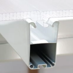 Véranda 300x546cm En Alu Blanc Et Polycarbonate 8mm Sanremo - Palram - Canopia -Jardin Fournitures Rabais veranda 300x546cm en alu blanc et polycarbonate 8mm sanremo palram 3